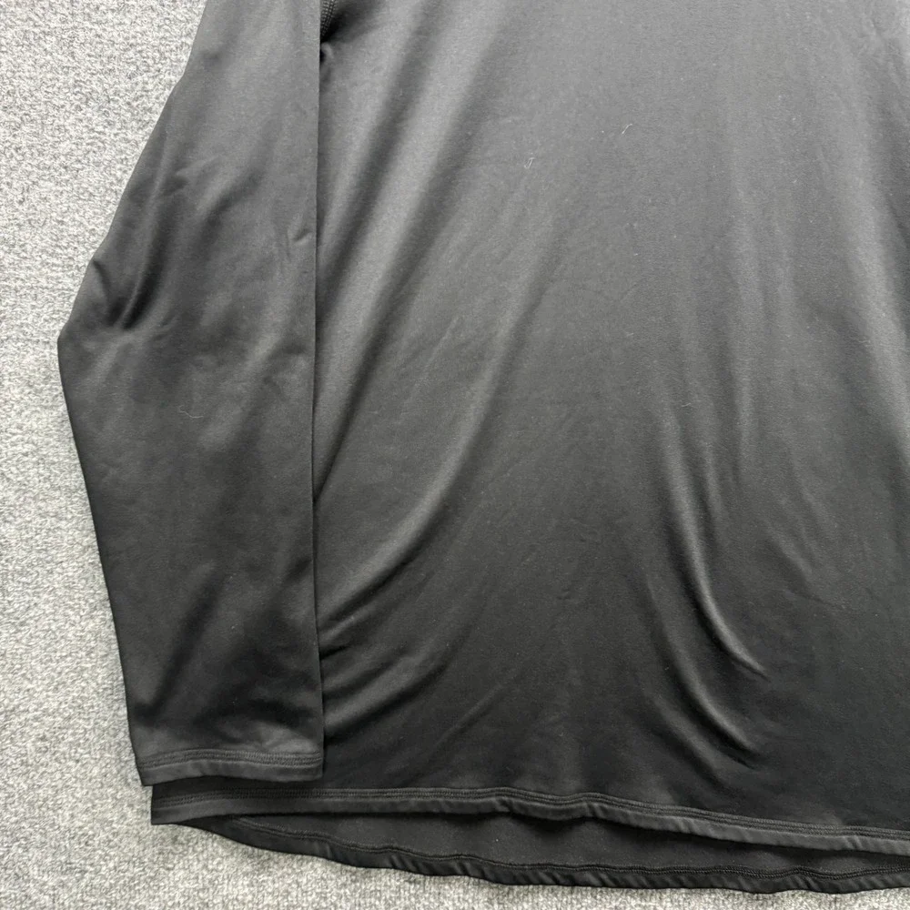 Spyder Active 1/4 Zip Pullover Mens L‎ Black Long Sleeve ProWEB Athletic Fleece